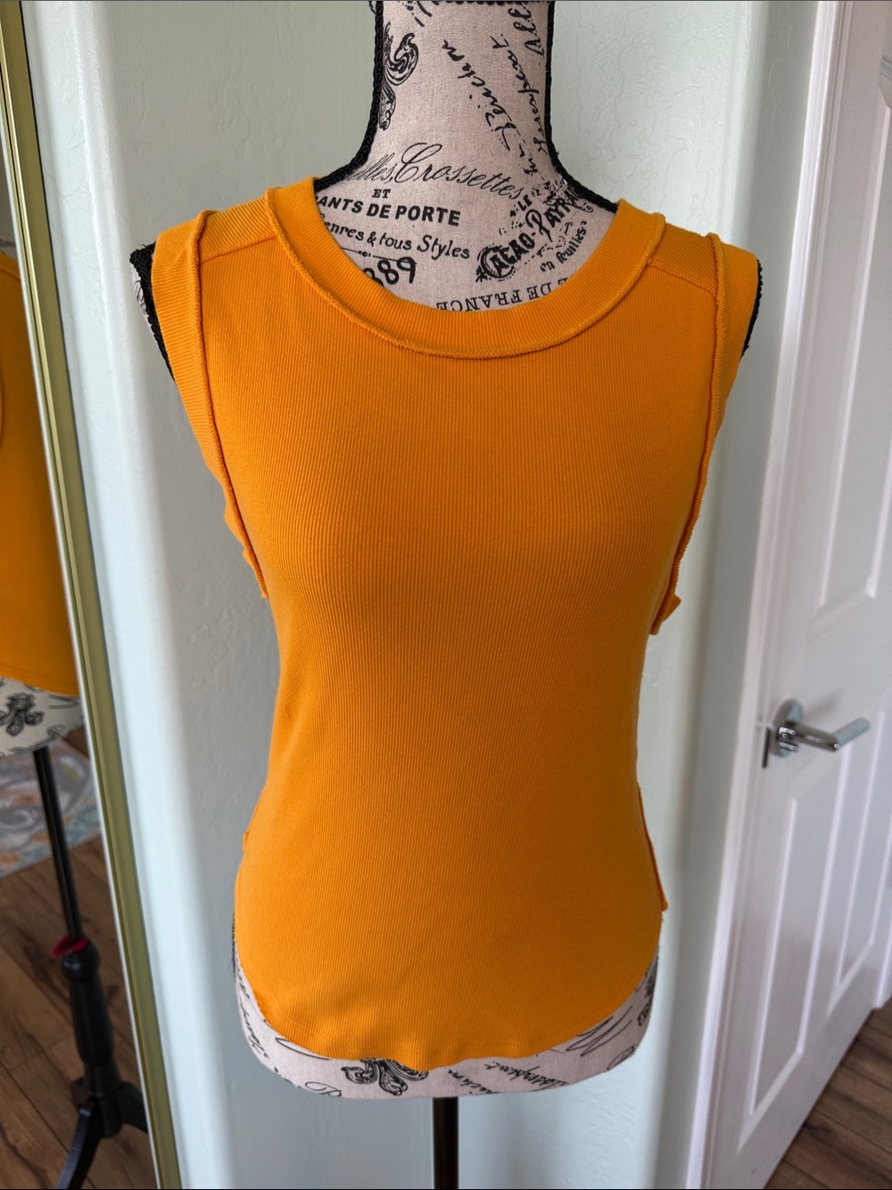 We The Free Sleeveless Ribbed Tank Top - summer poppy color!